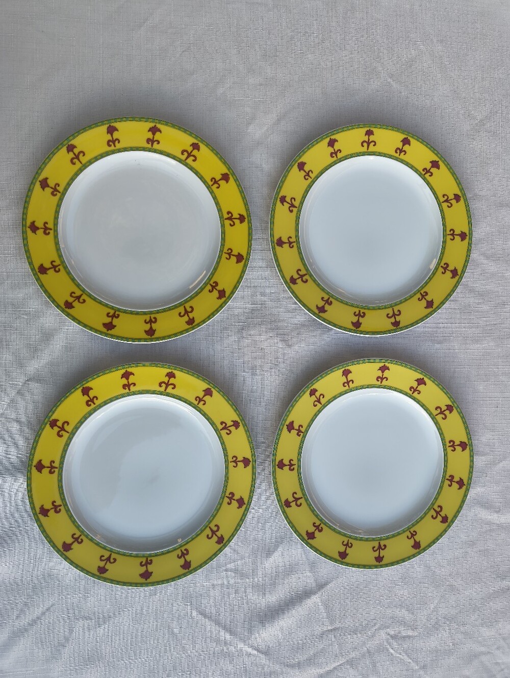 Set of 4 Idillio Bokhara by Rosenthal Studio-Linie Continental Salad Plates